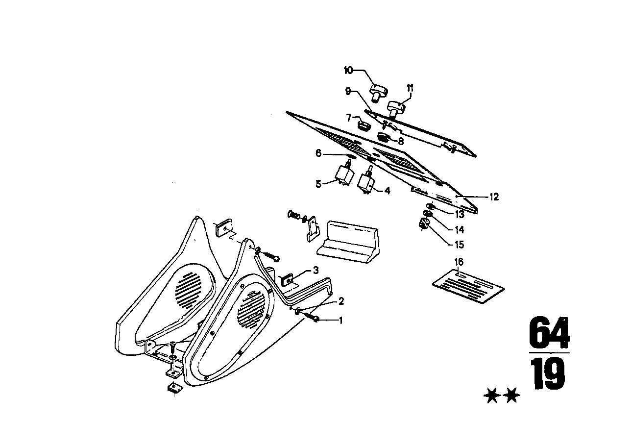 Airco-unit onderdelen