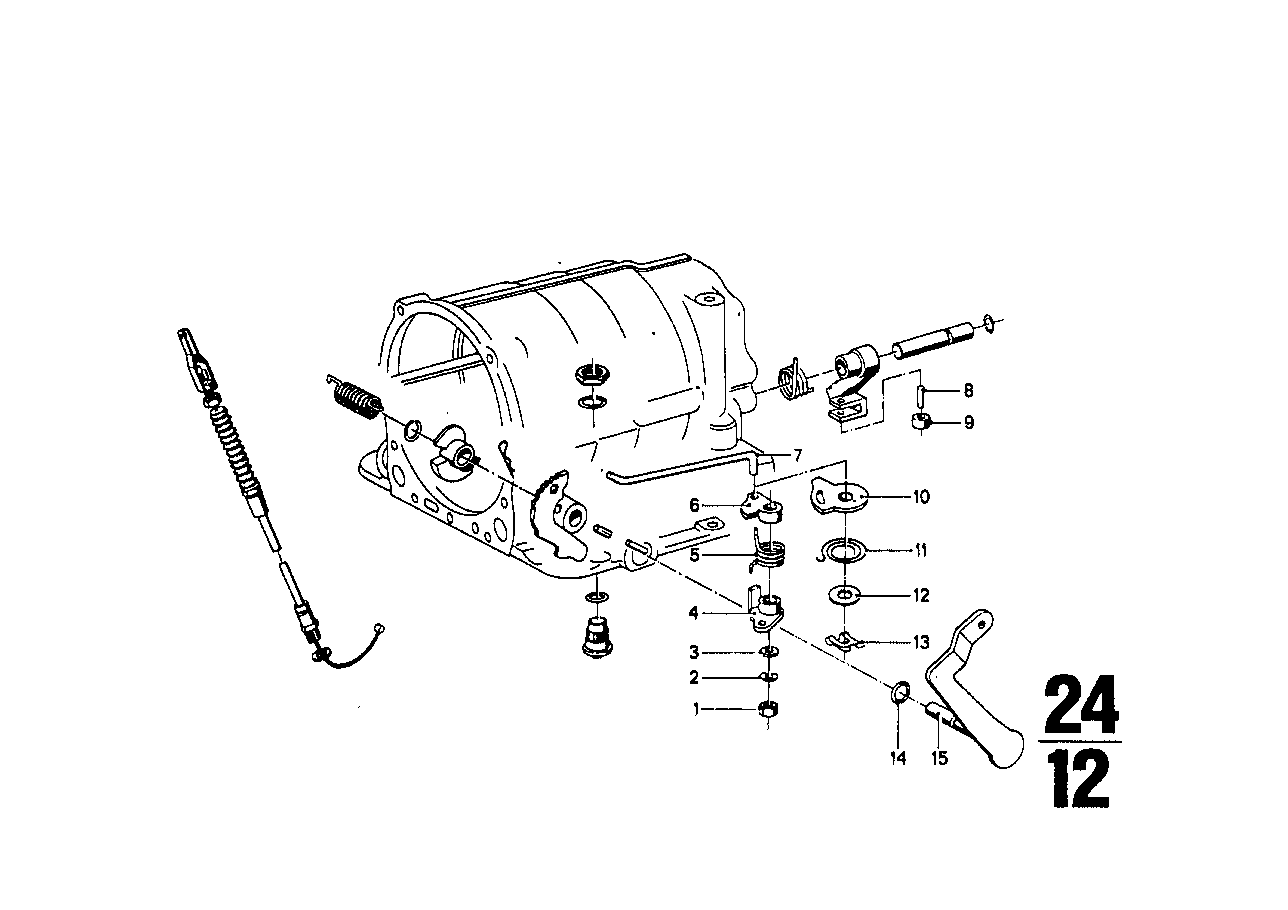 ZF 3hp12 gear shift/parking lock