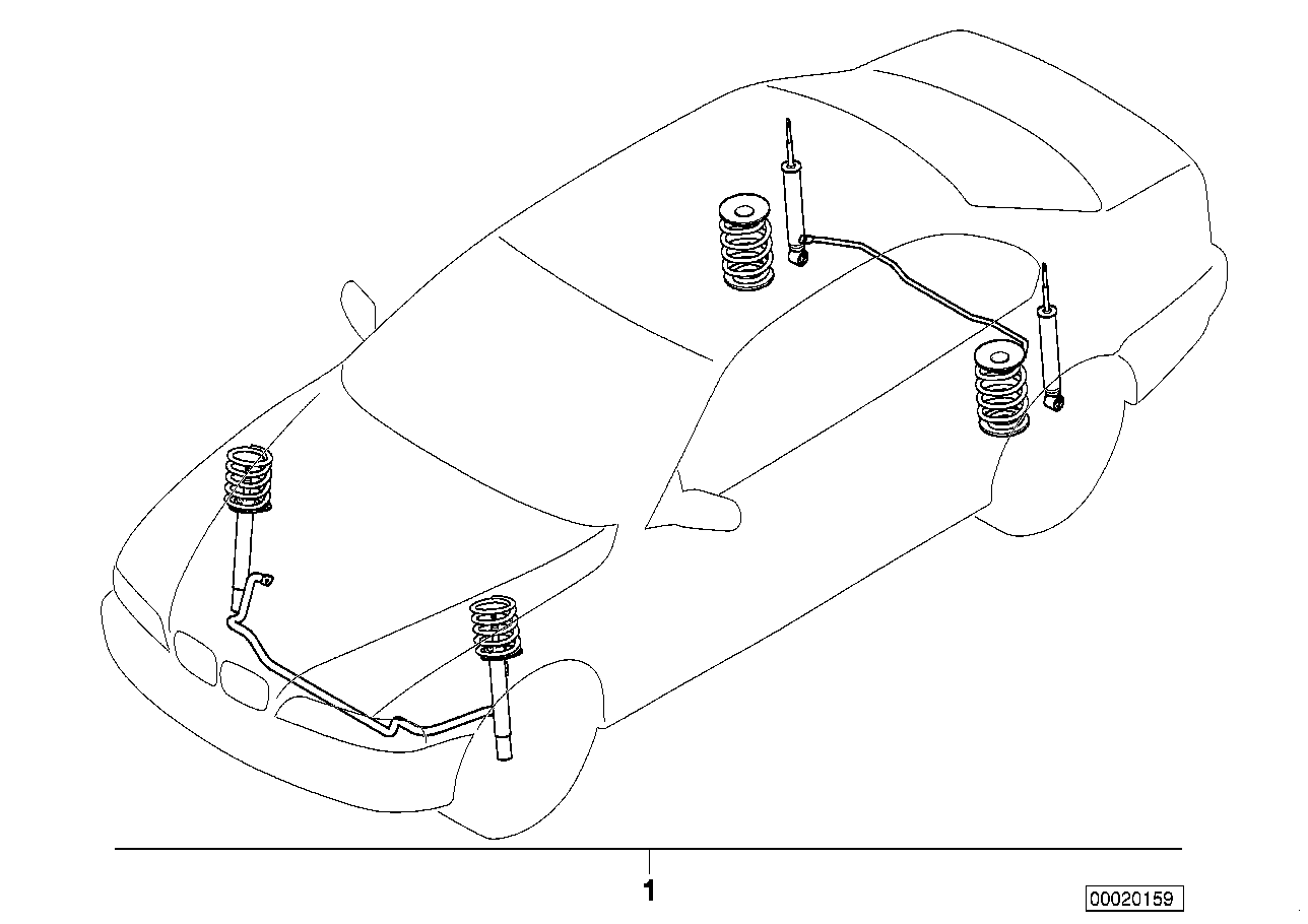 Kit de montage suspension Sport