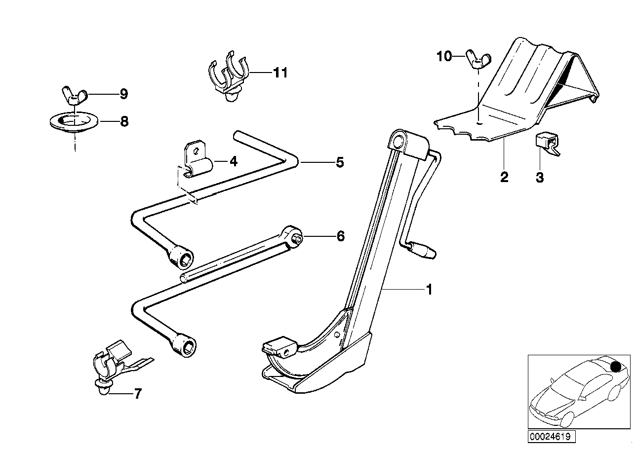 Tool kit/Lifting jack