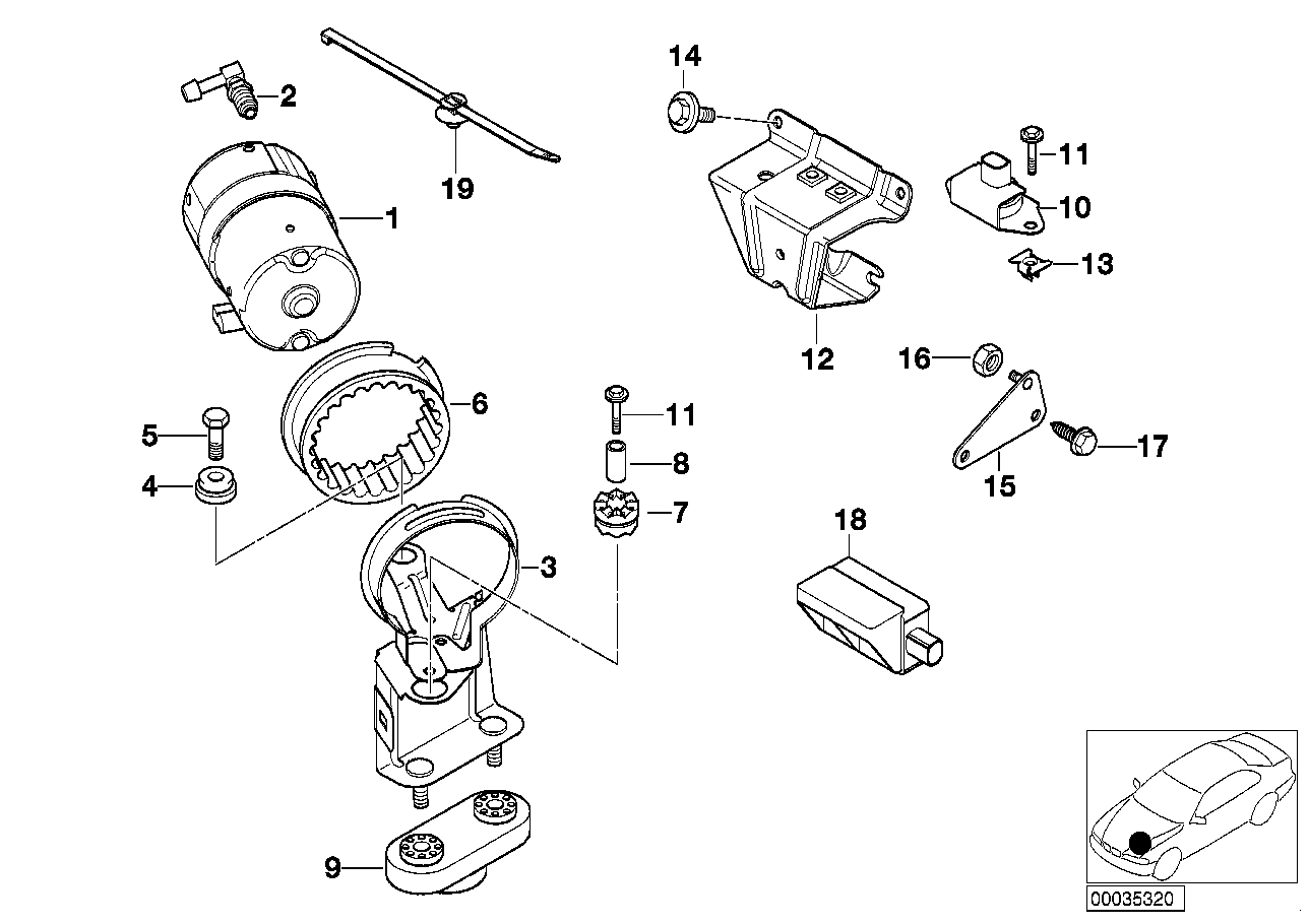 DSC compressor/senors/mounting parts