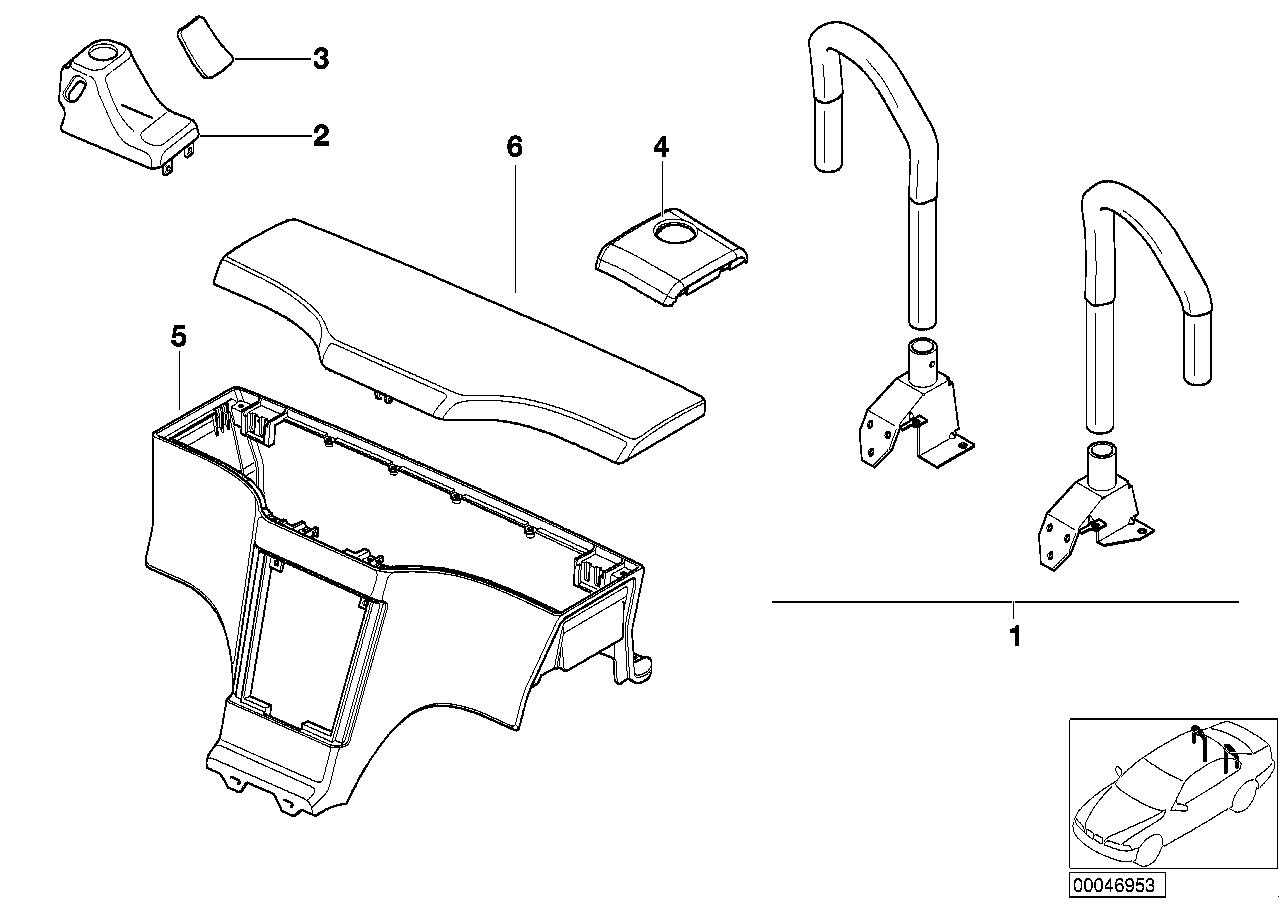 Kit de montage arceau de capotage