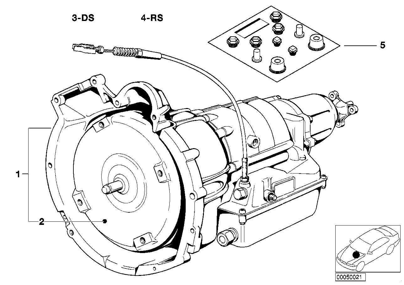 Automatikgetriebe 3HP22