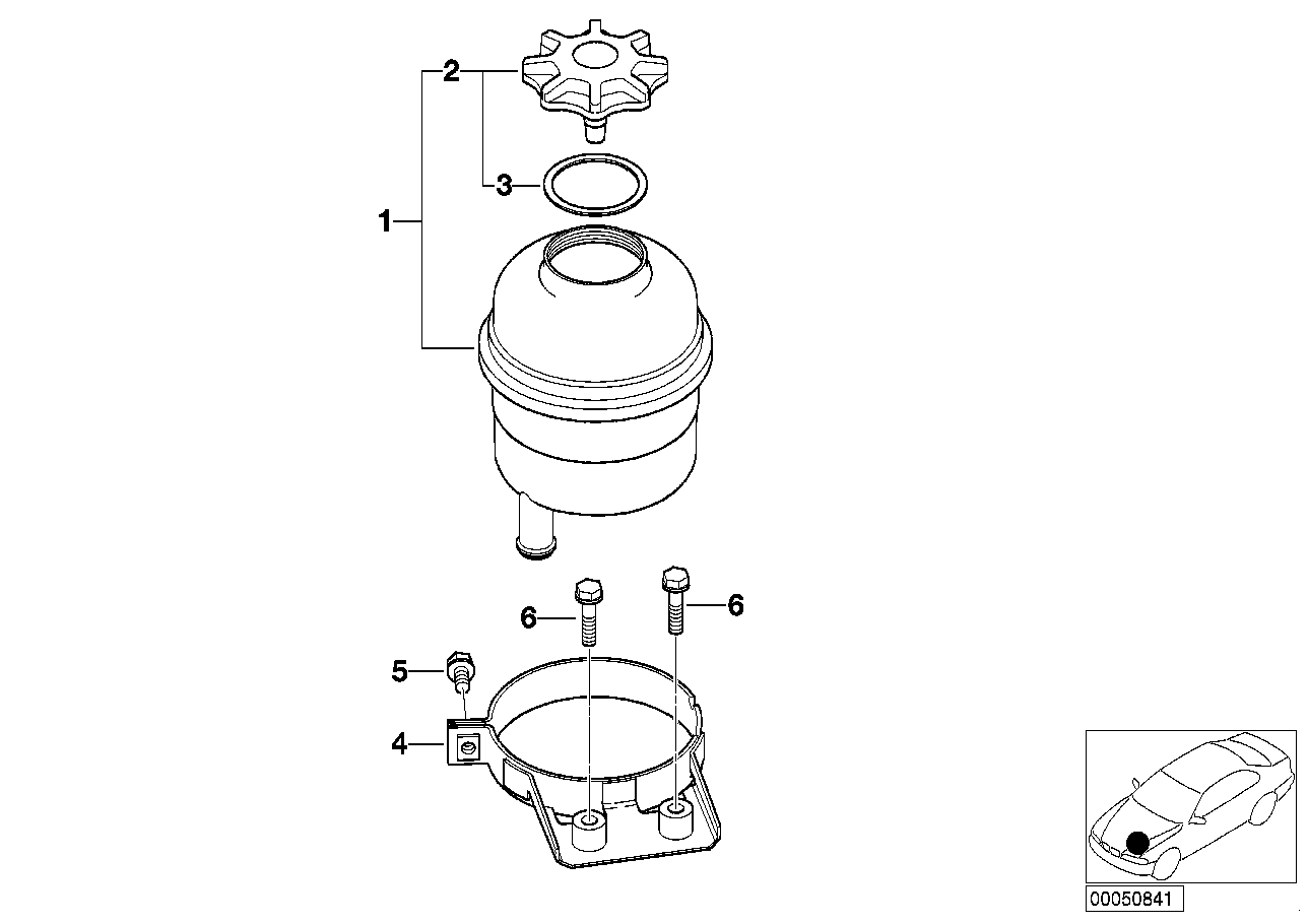 Ölbehälter / Einzelteile