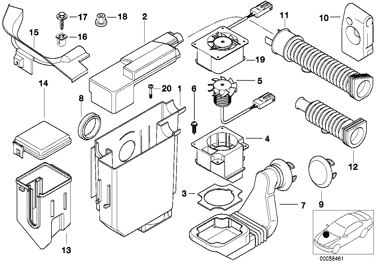 Caja de mecanismo de mando