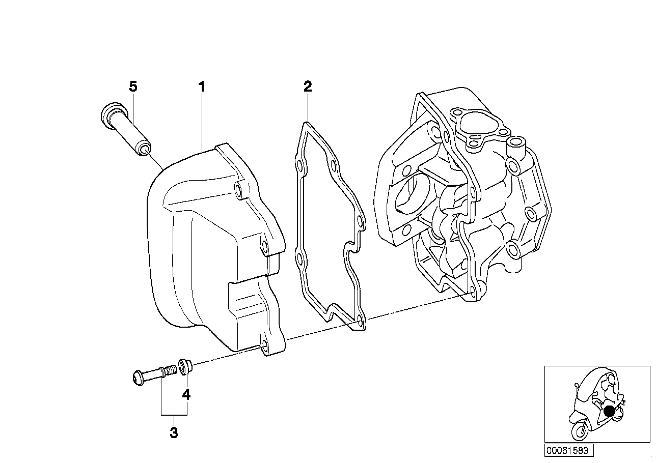 Coperchio testa cilindro