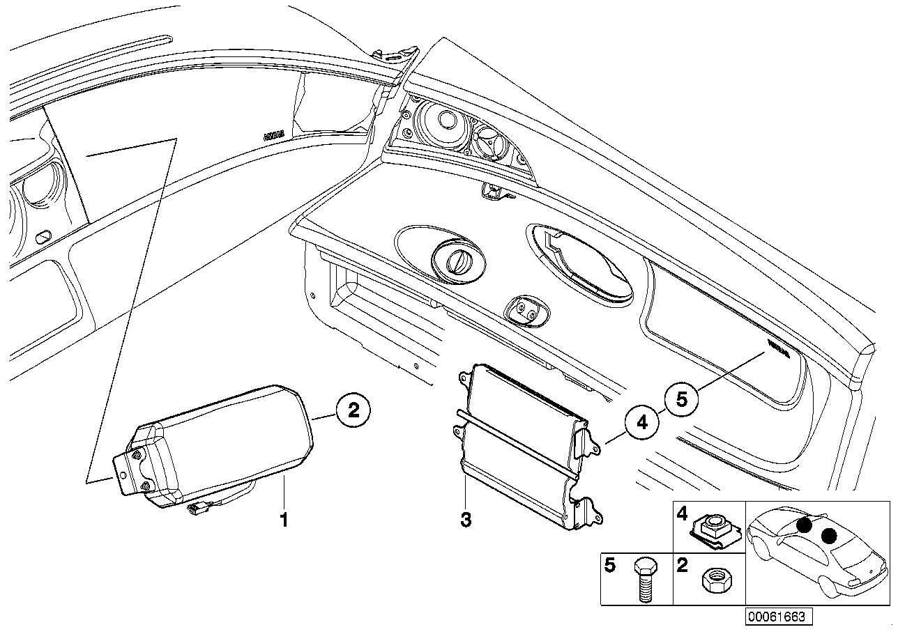 Airbag do acompanhante e airbag lateral