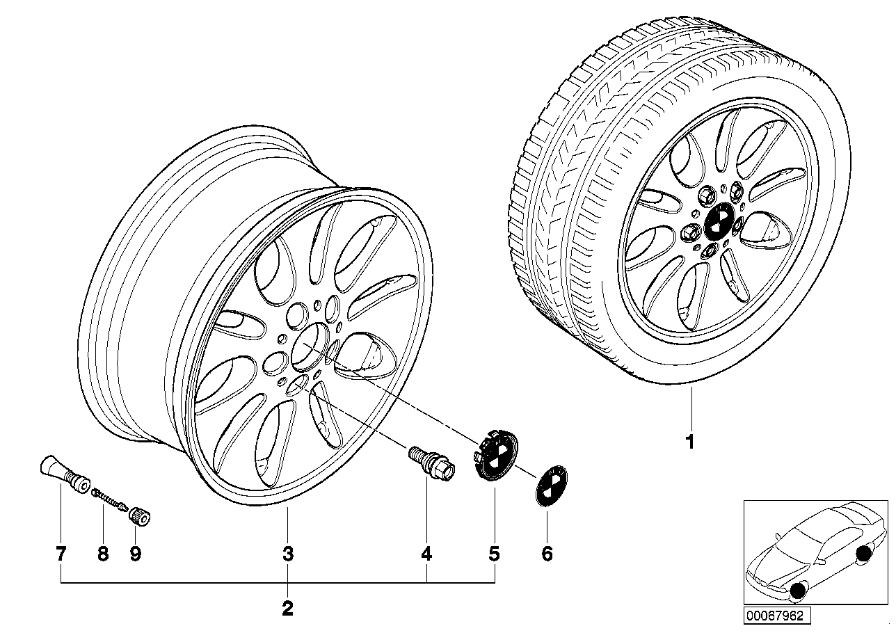 Jante à style ellipsoïdal (Styl. 56)