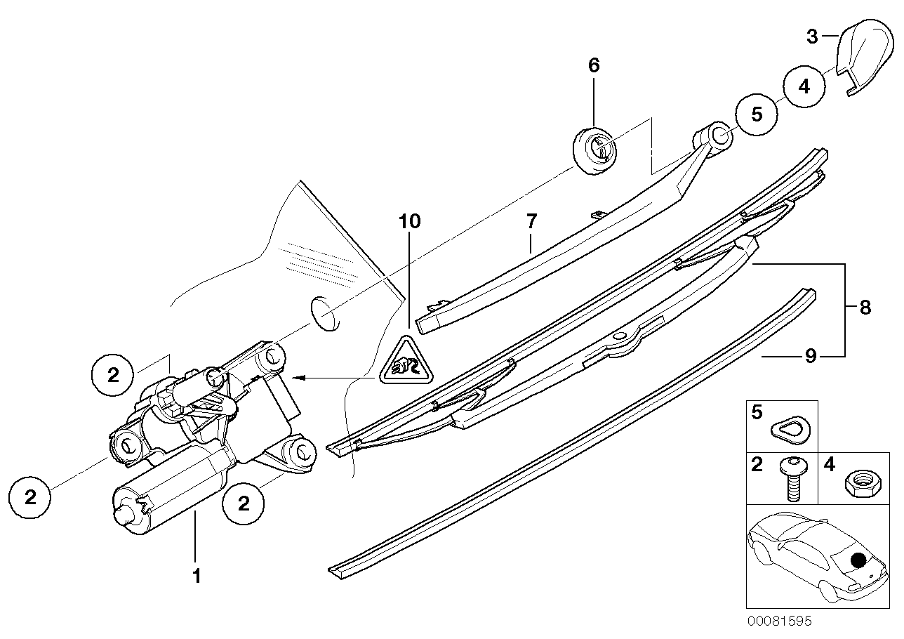 Detaljen f.bakruta-vindrute-spolare