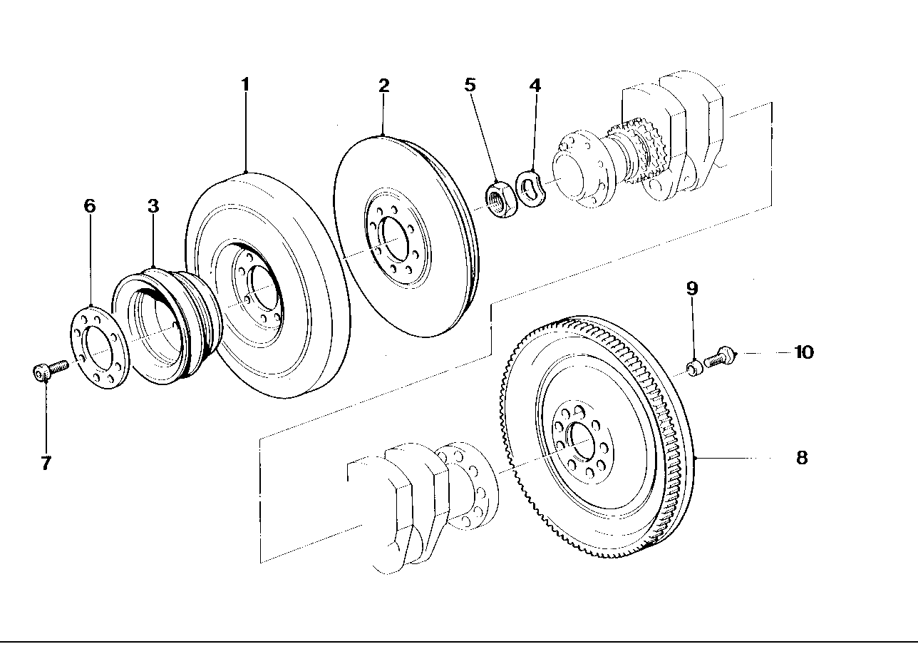 Crankshaft/flywheel