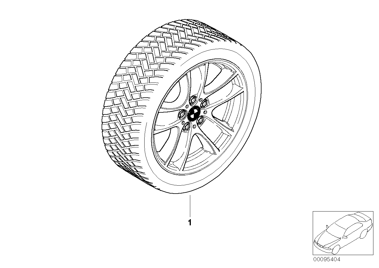 冬季车轮组 星式轮辐 99 - 18