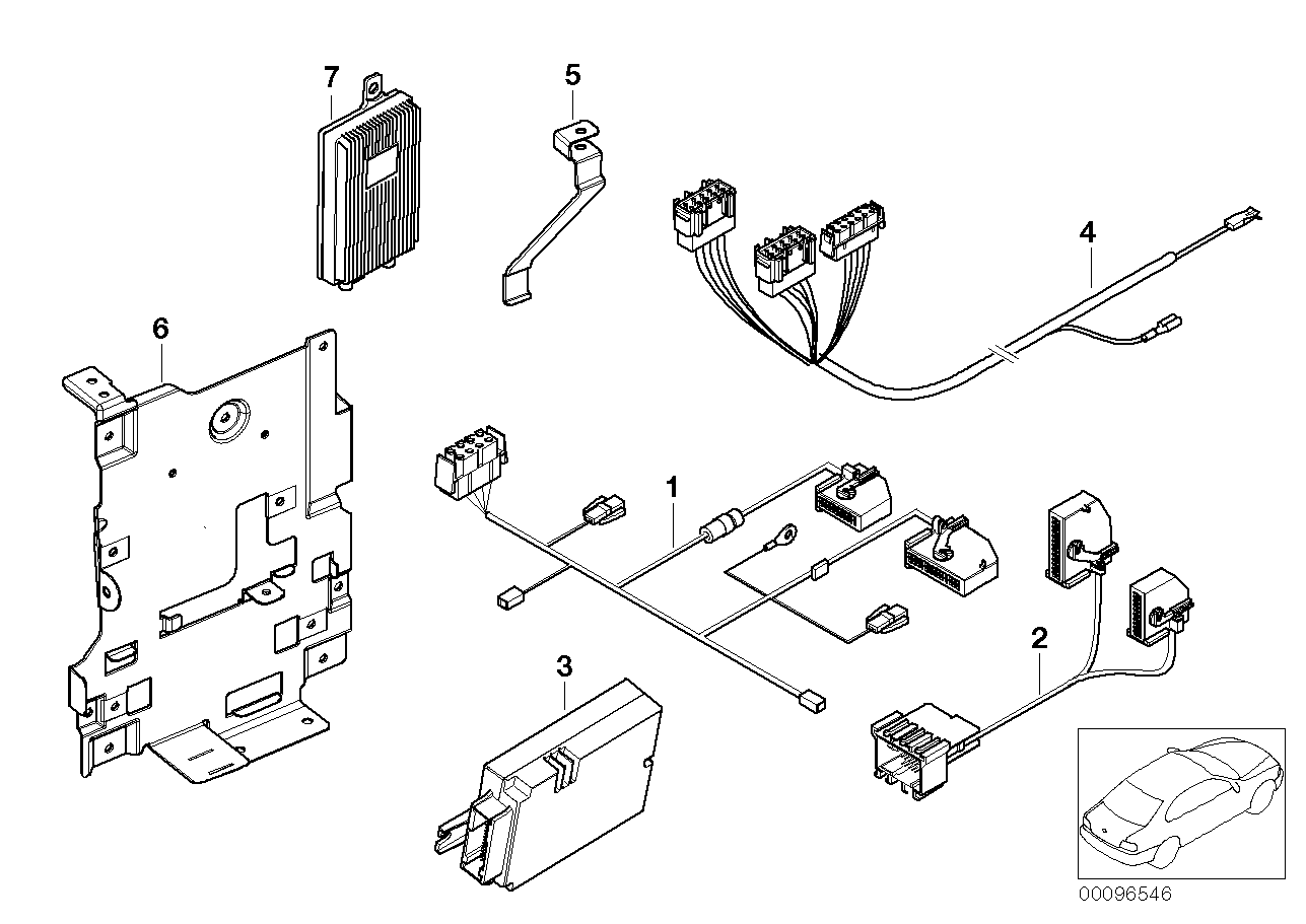 Детали серии V в багажном отделении