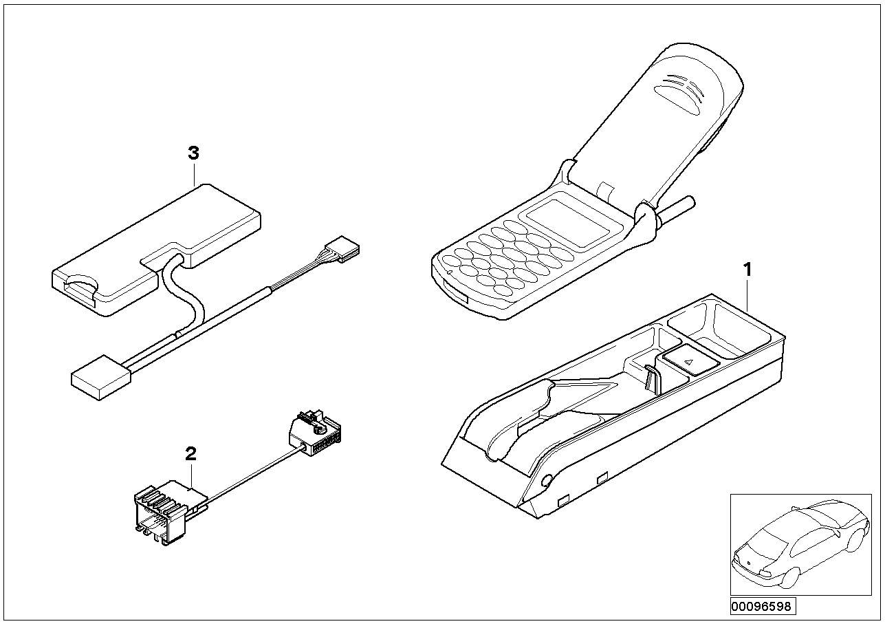 Single parts f V-Series centre console
