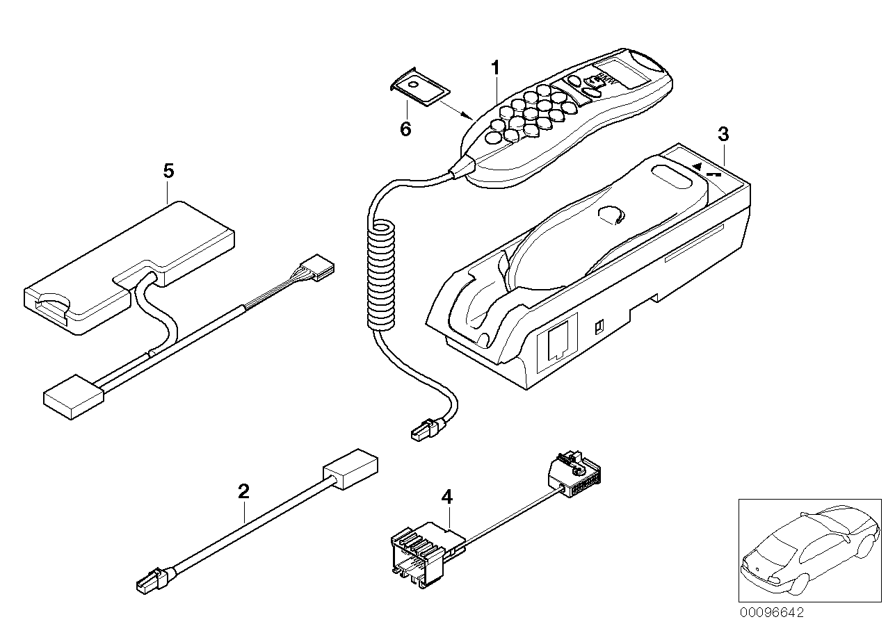 Single parts f Apollo centre console