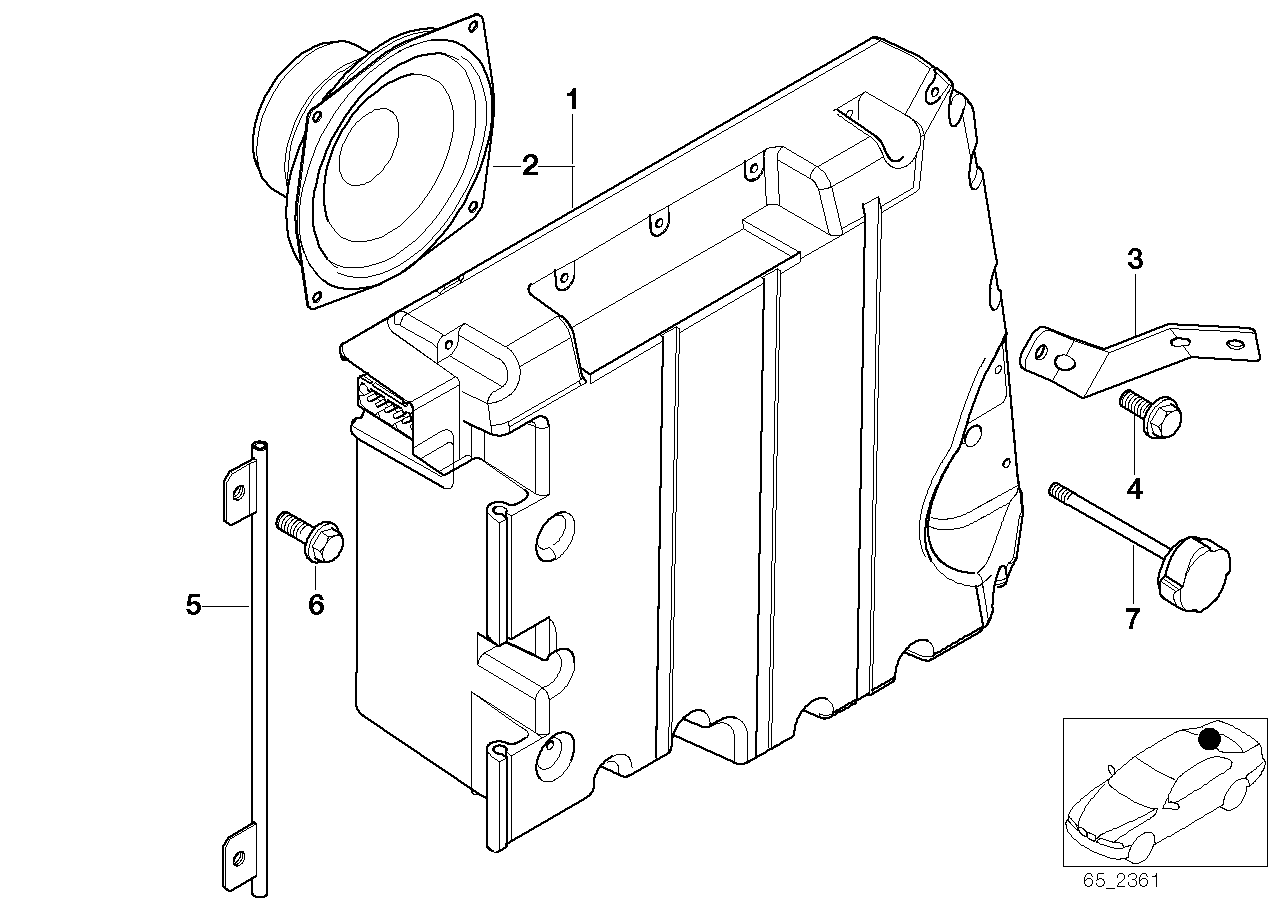 Onderdelen v subwooferbox hifi/top-hifi