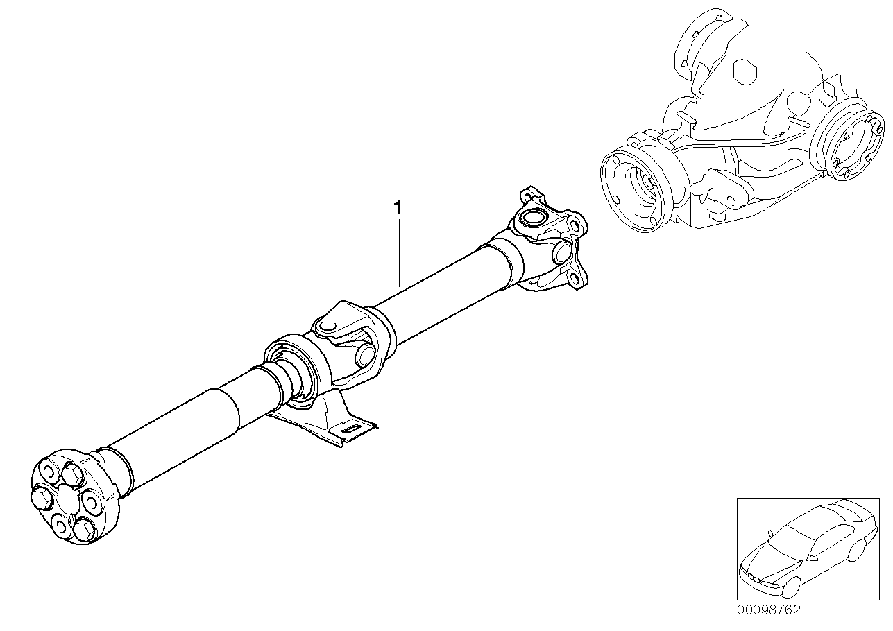 Drive shaft (swivel joint)