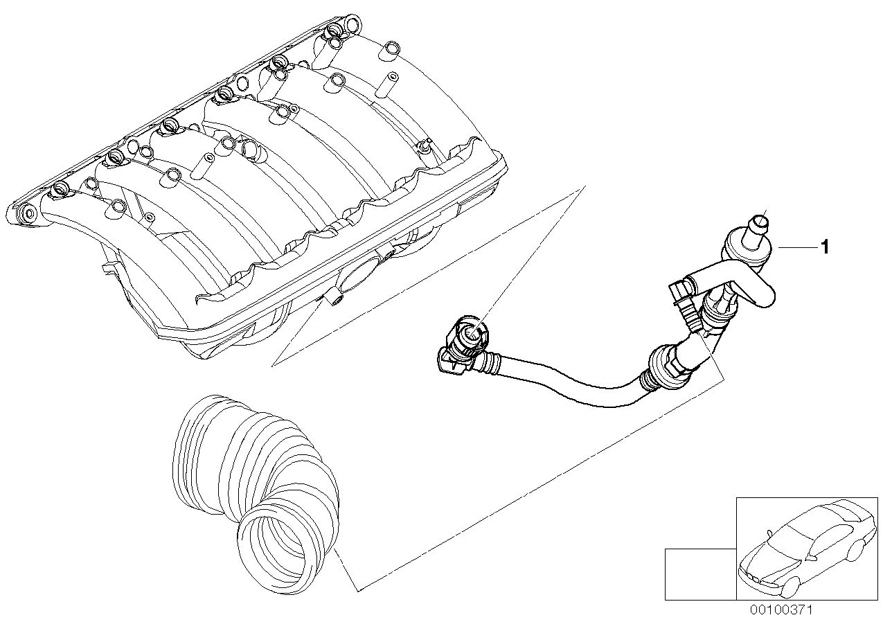 Vakum kumandası-Motor