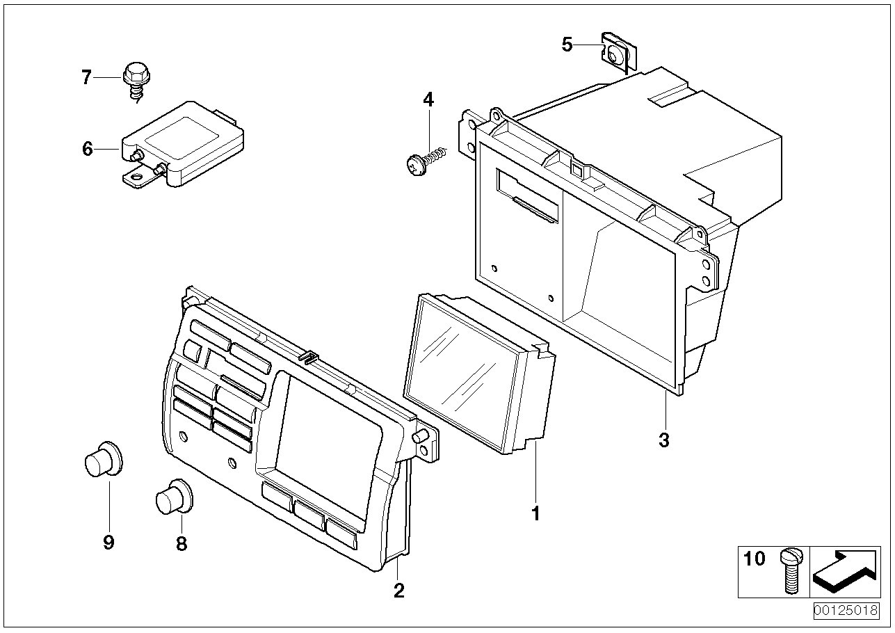 Monitor de bordo / amplificador de TV