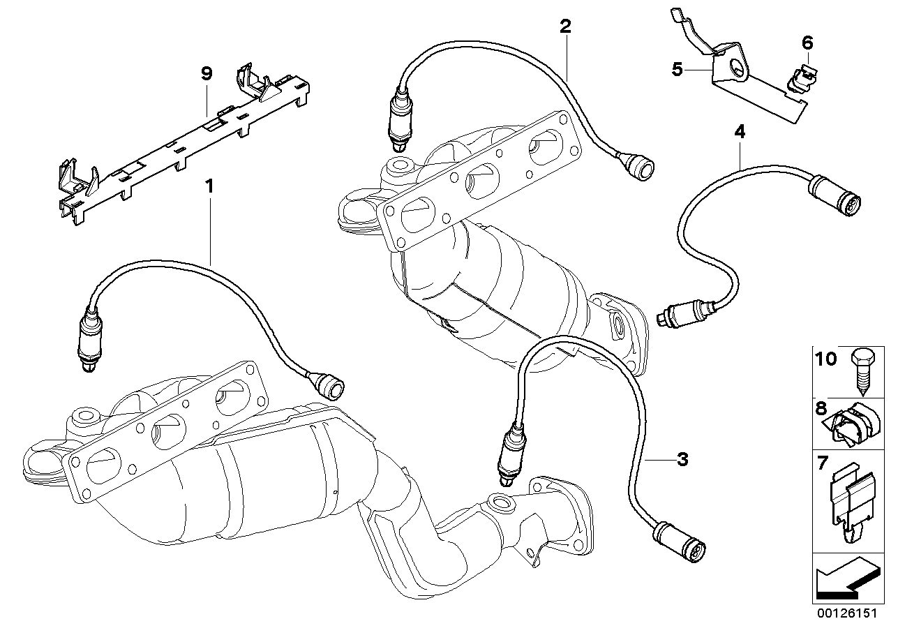 Lambda sonda/montážní díly