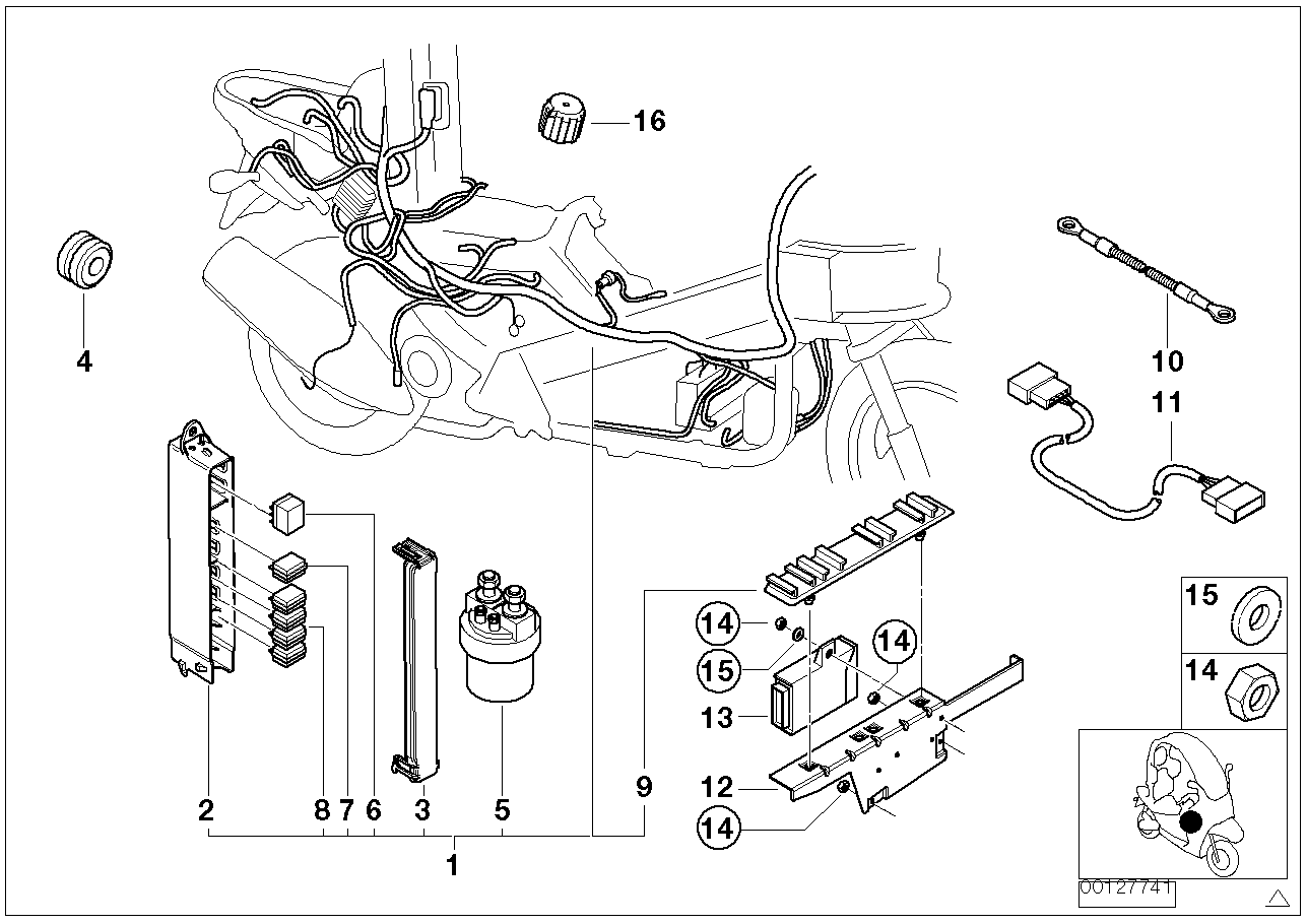Kabelový svazek/elektroskříň