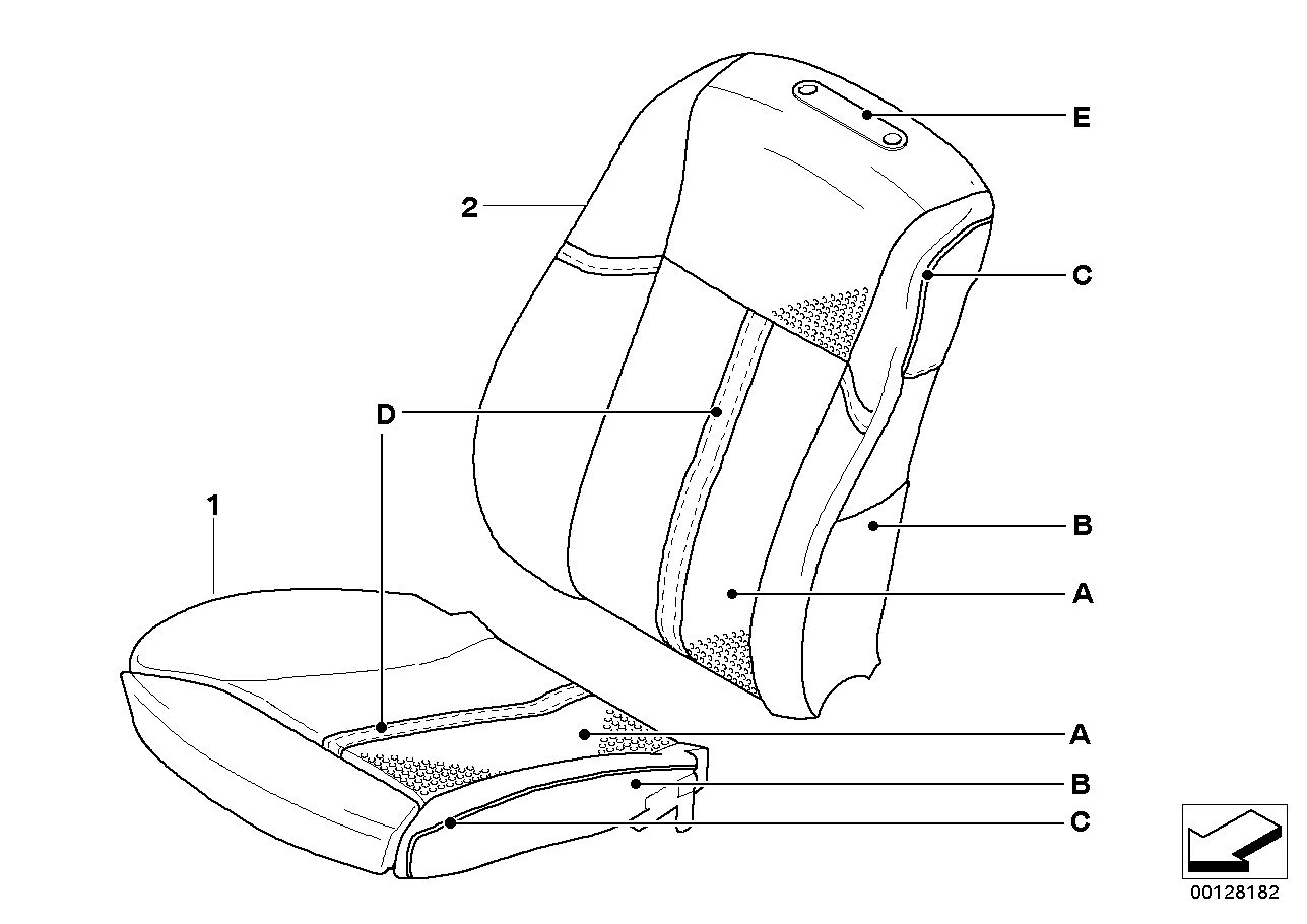 Individual cover,Klima-Leather comf.seat