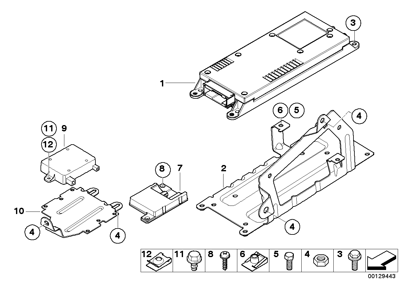 Single parts SA 639, trunk