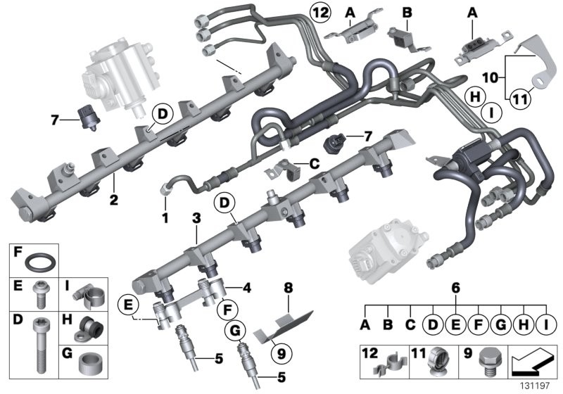 Fuel injection system - fuel line