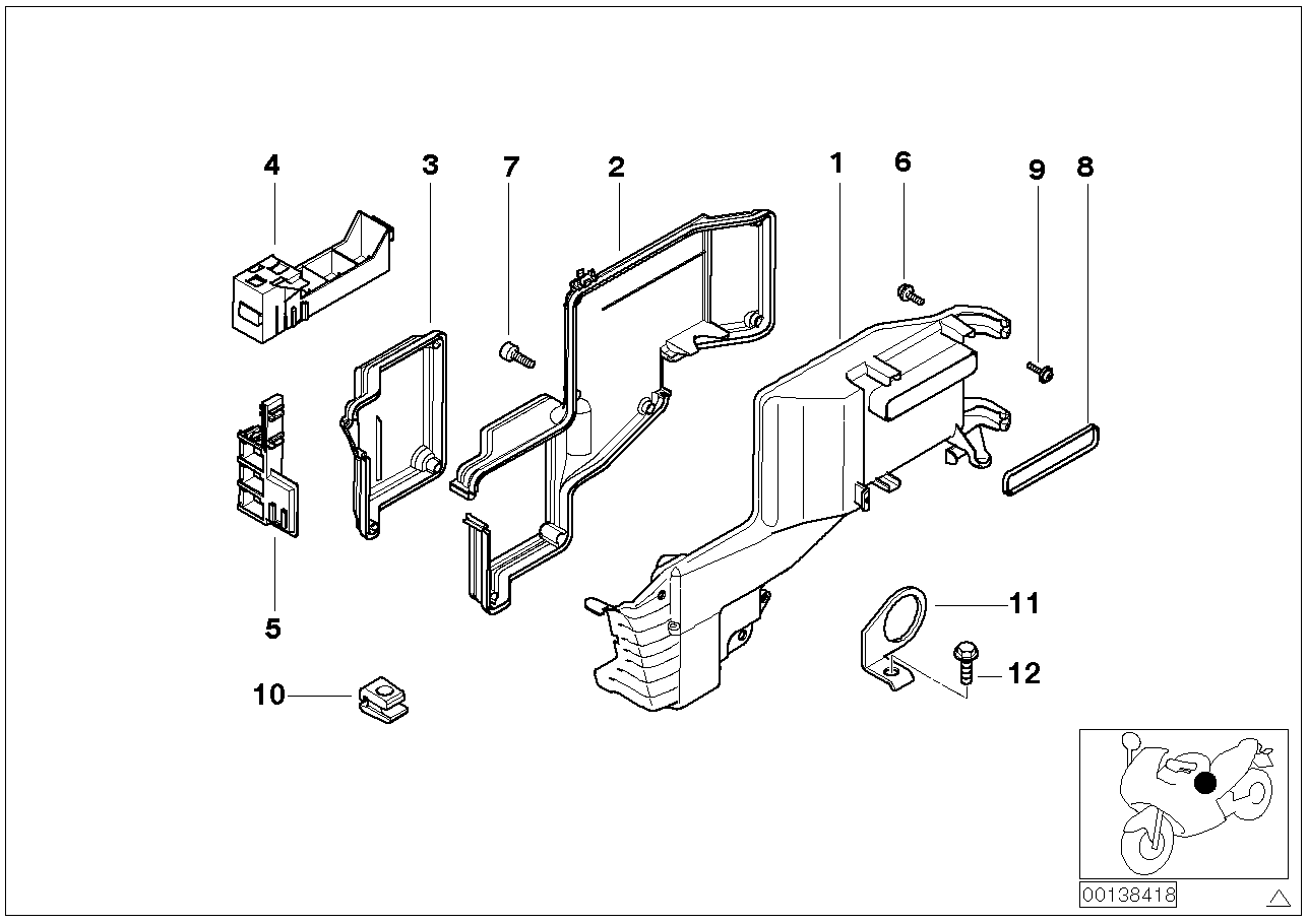 Wiring box/fuxe box/mounting parts