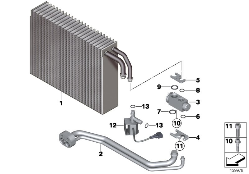 Odpařovač / expanzní ventil