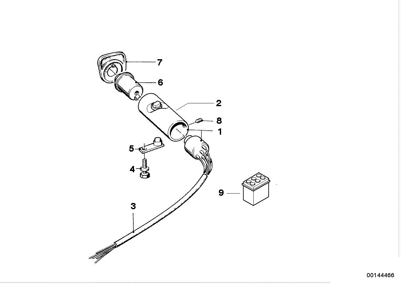 Steering lock/ignition switch