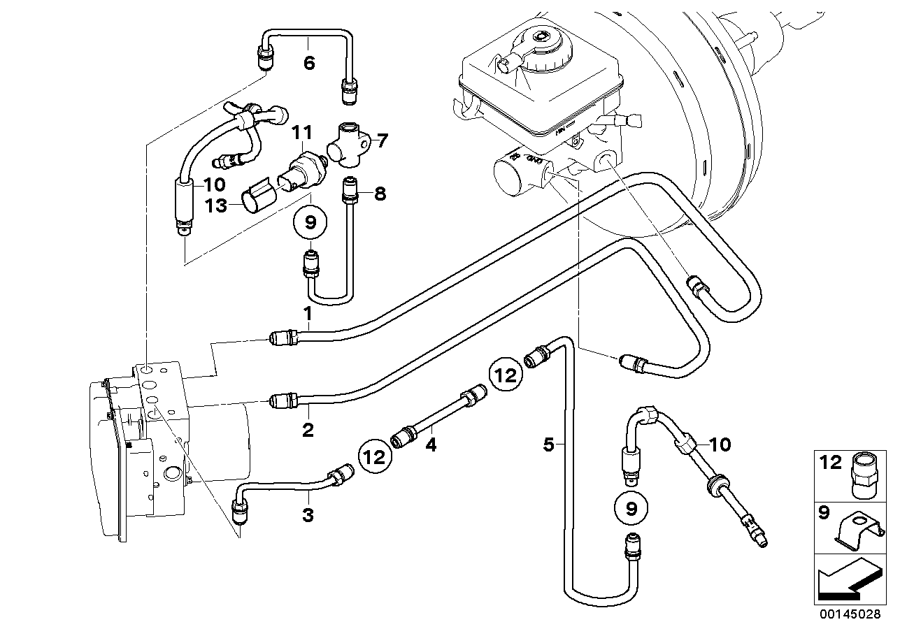 Bremsleitung vorne (S541A)