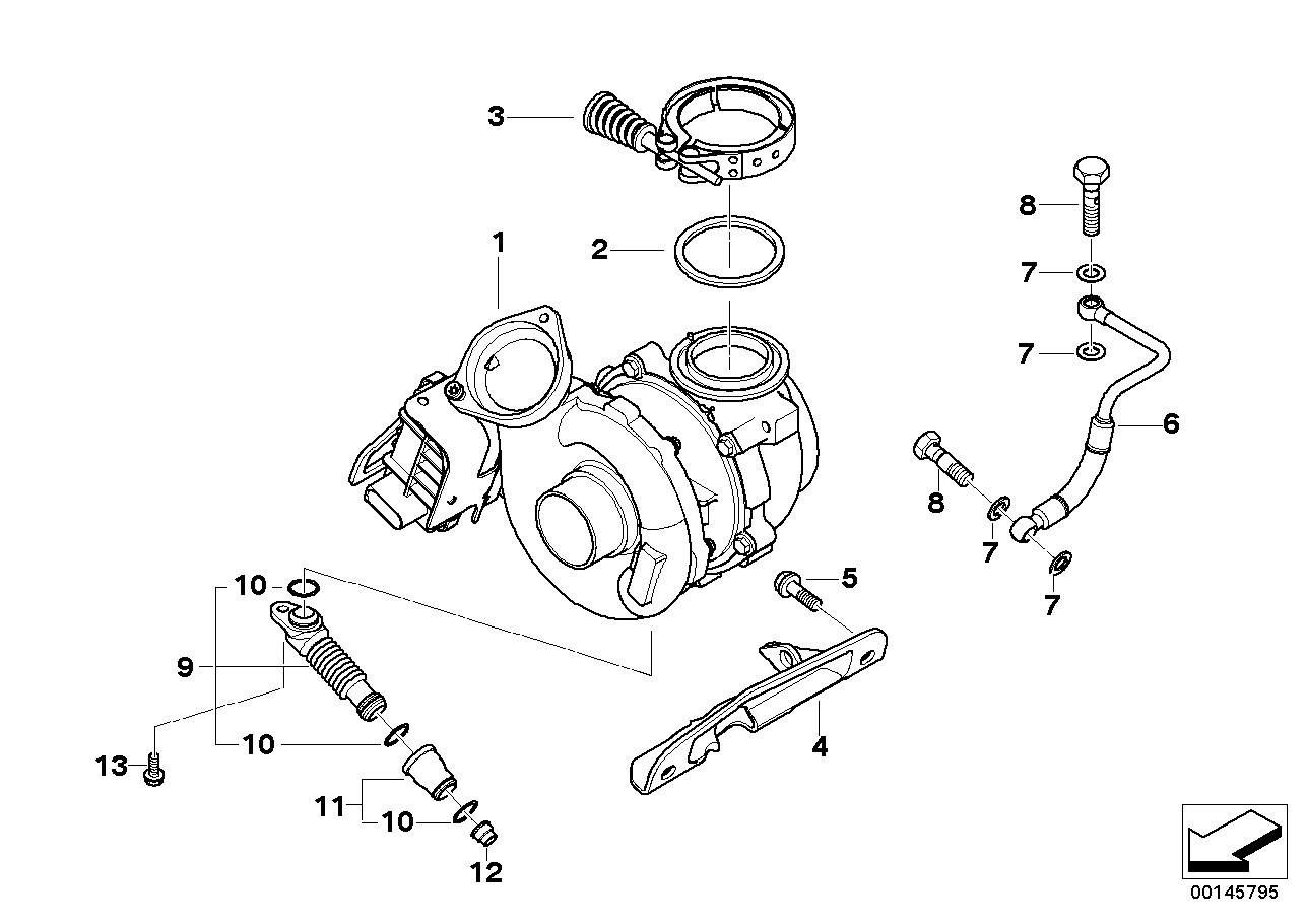 Turbocompressor com lubrificação