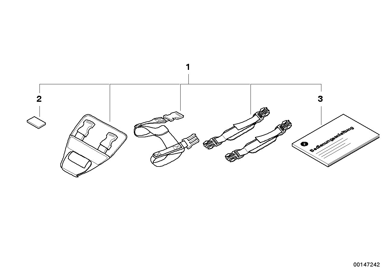 Mounting parts f tank-bag