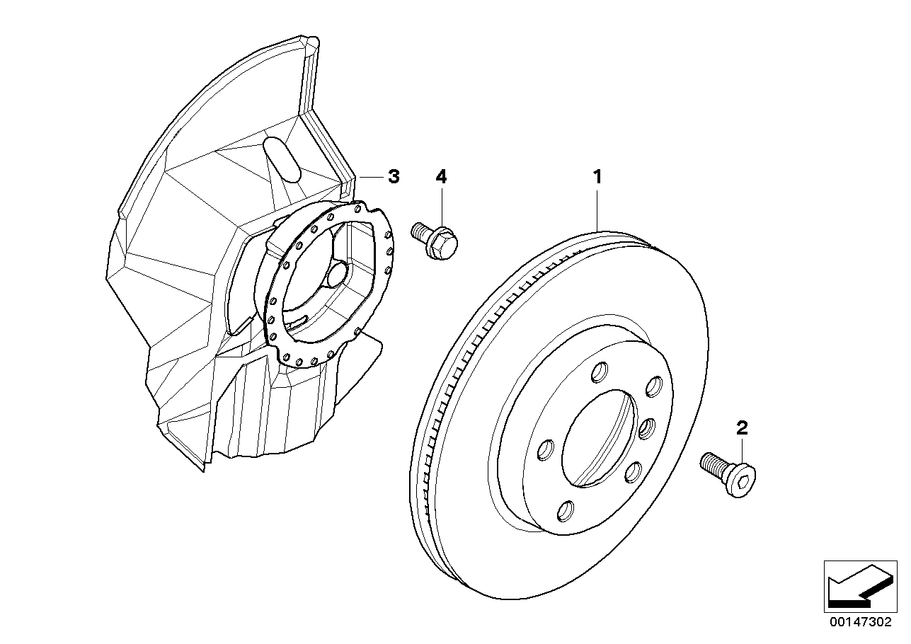 Freno ruota anteriore-disco freno