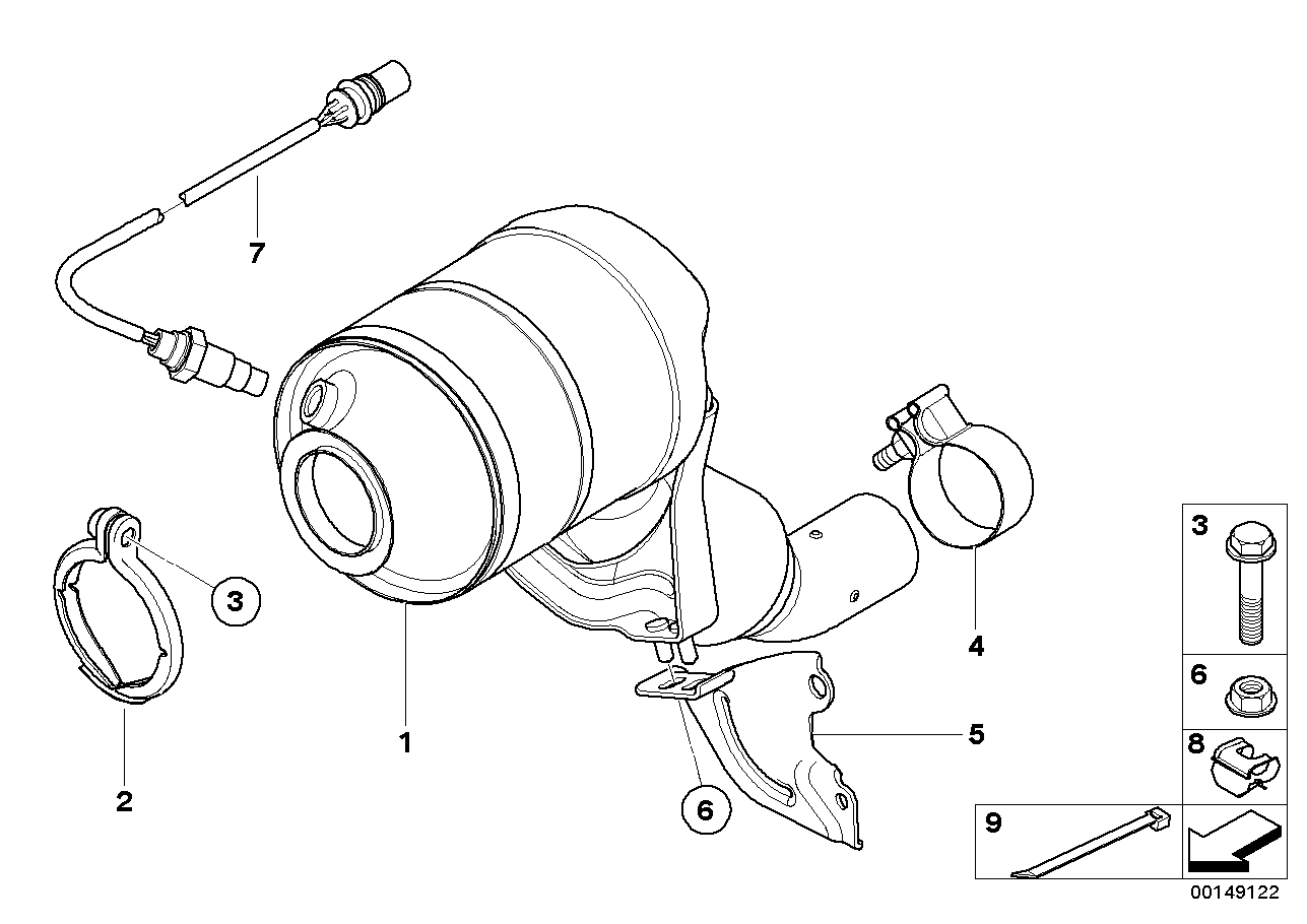 Catalisador/sonda lambda