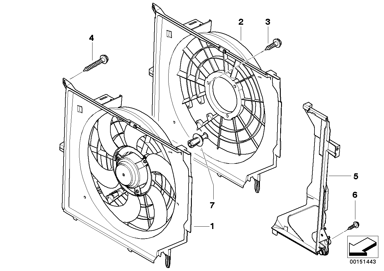 Kryt ventilátoru/montážní deska