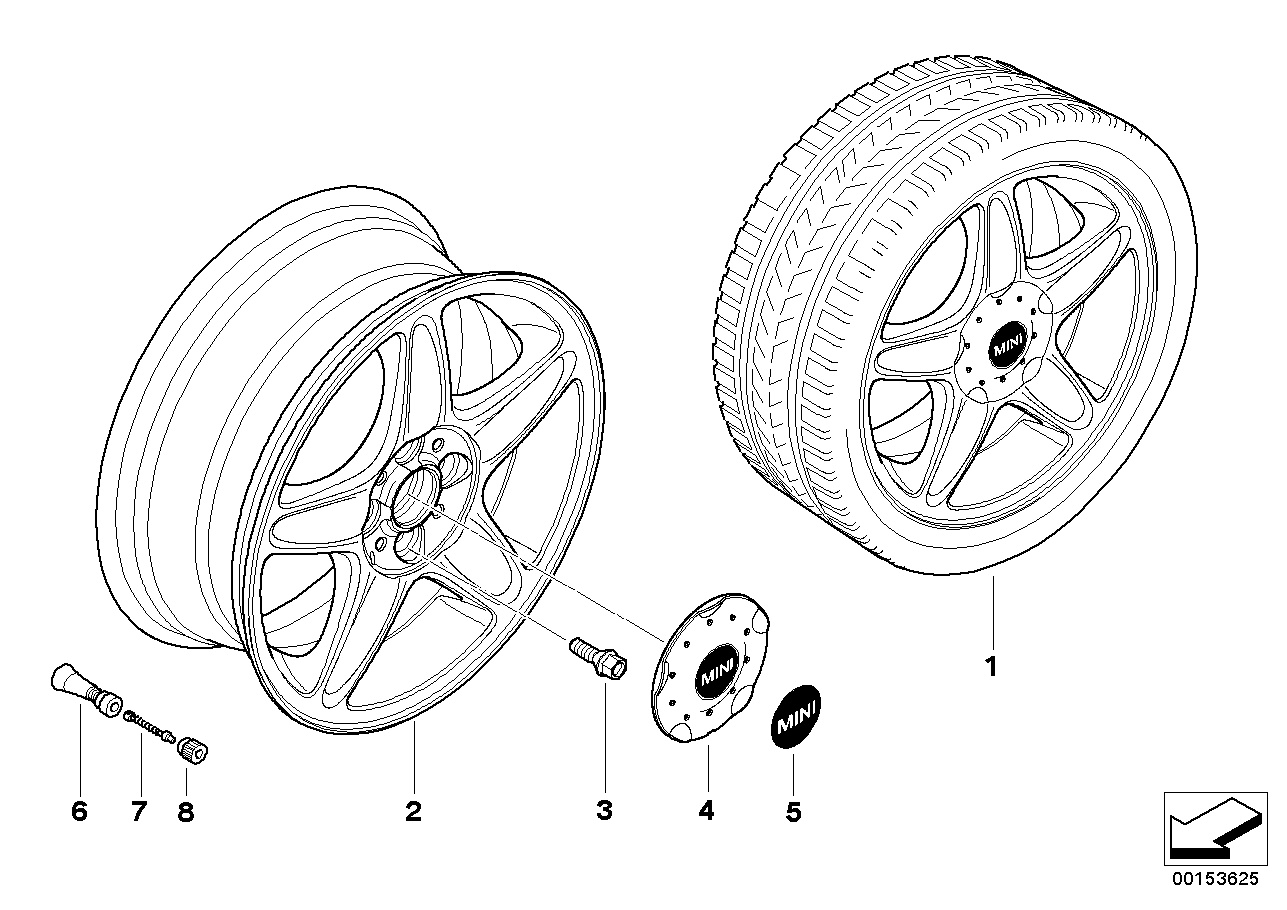 MINI LA wheel, 5-star blaster 103