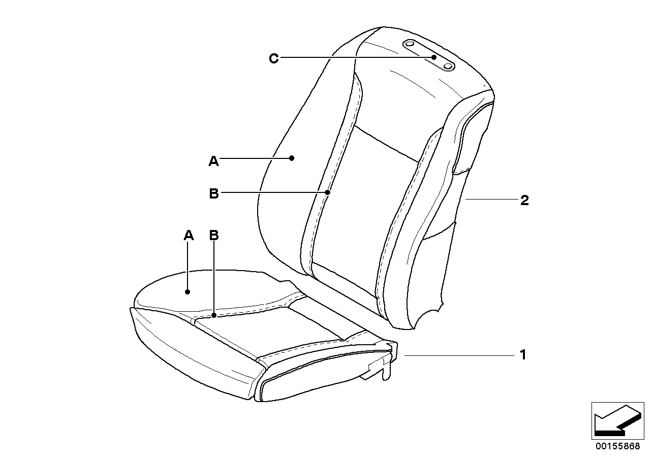 Ind. potah komfortní sedadlo kůže
