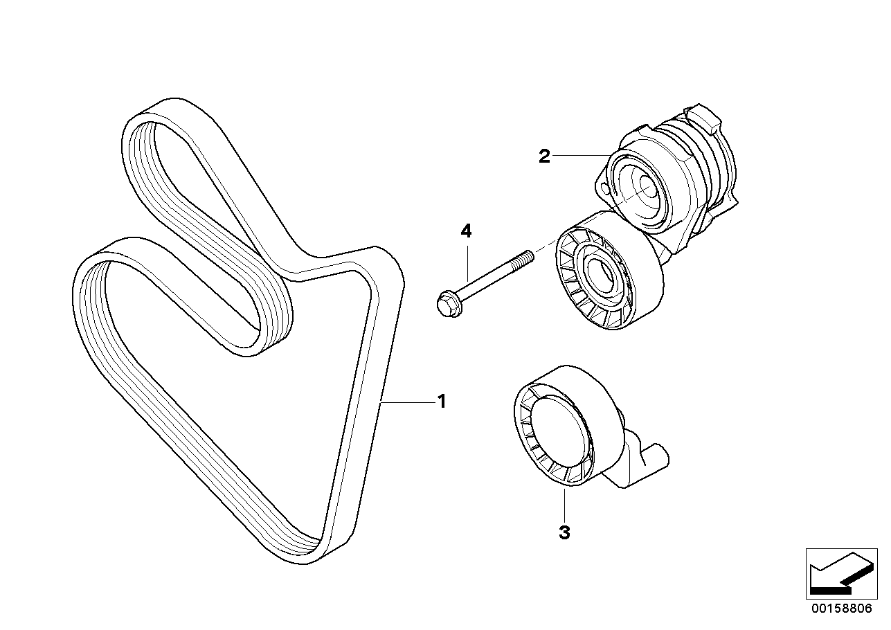 Belt drive, radial-flow compressor