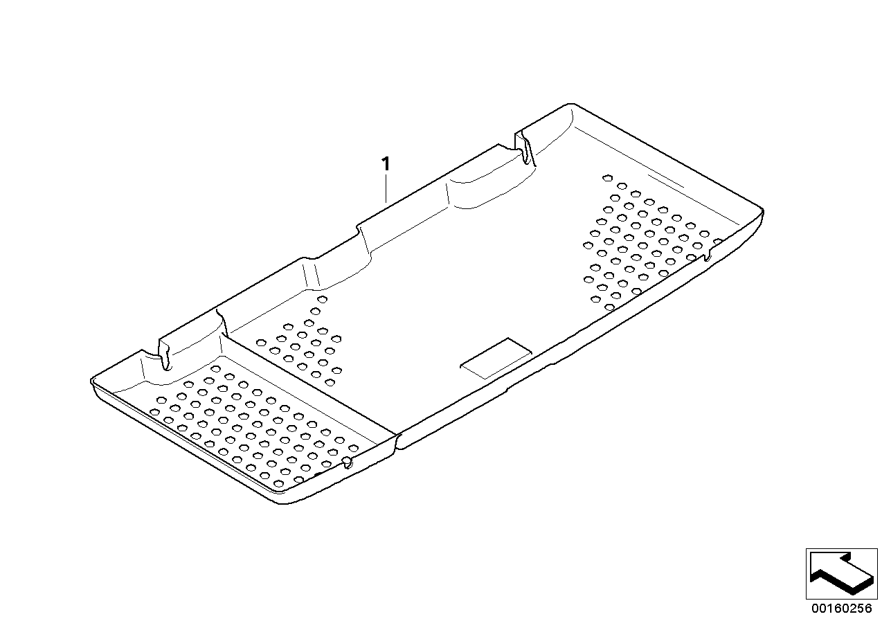 Retrofit, shaped luggage compartment mat