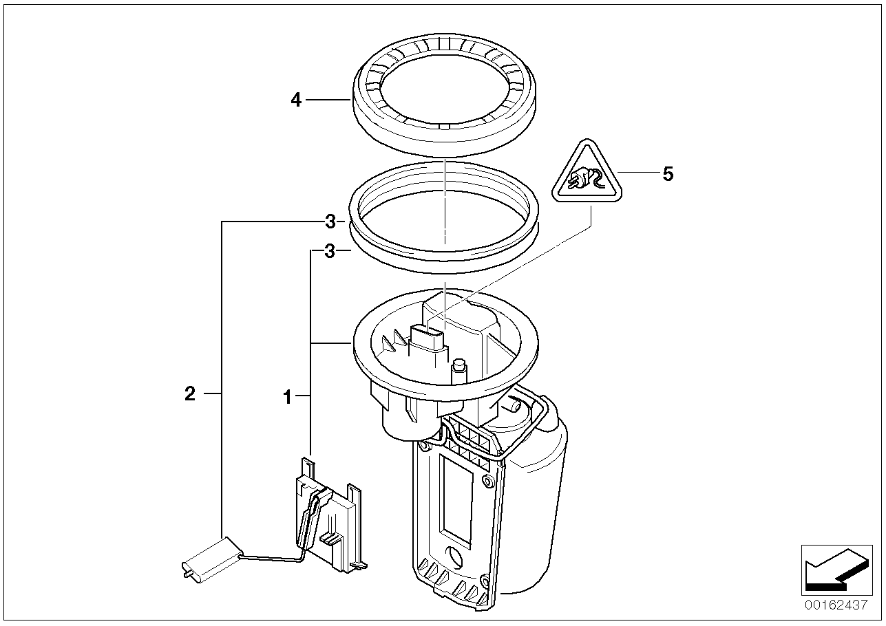 Yakıt pompası / Dolum seviyesi sezicisi