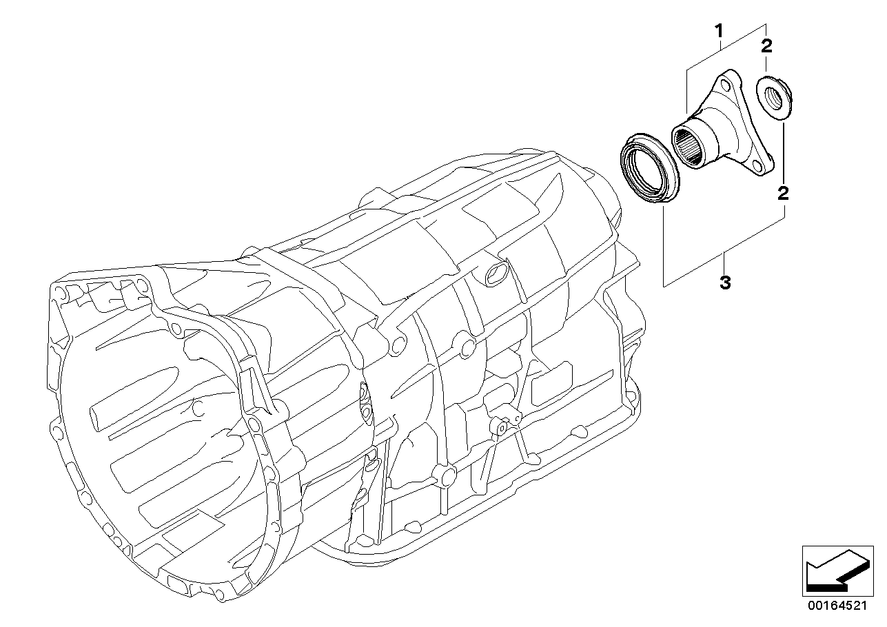 GA6L45R Abtrieb