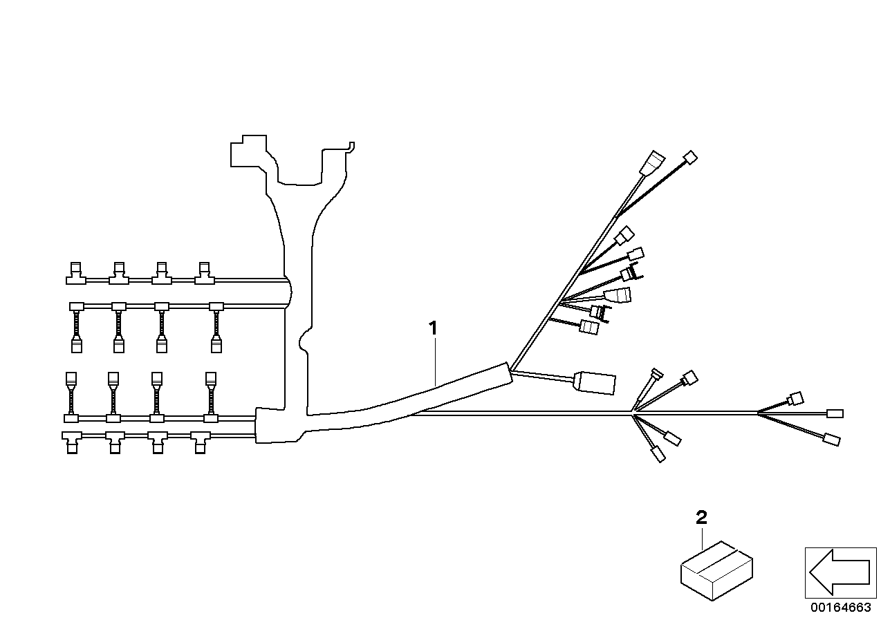Kabelboom motor