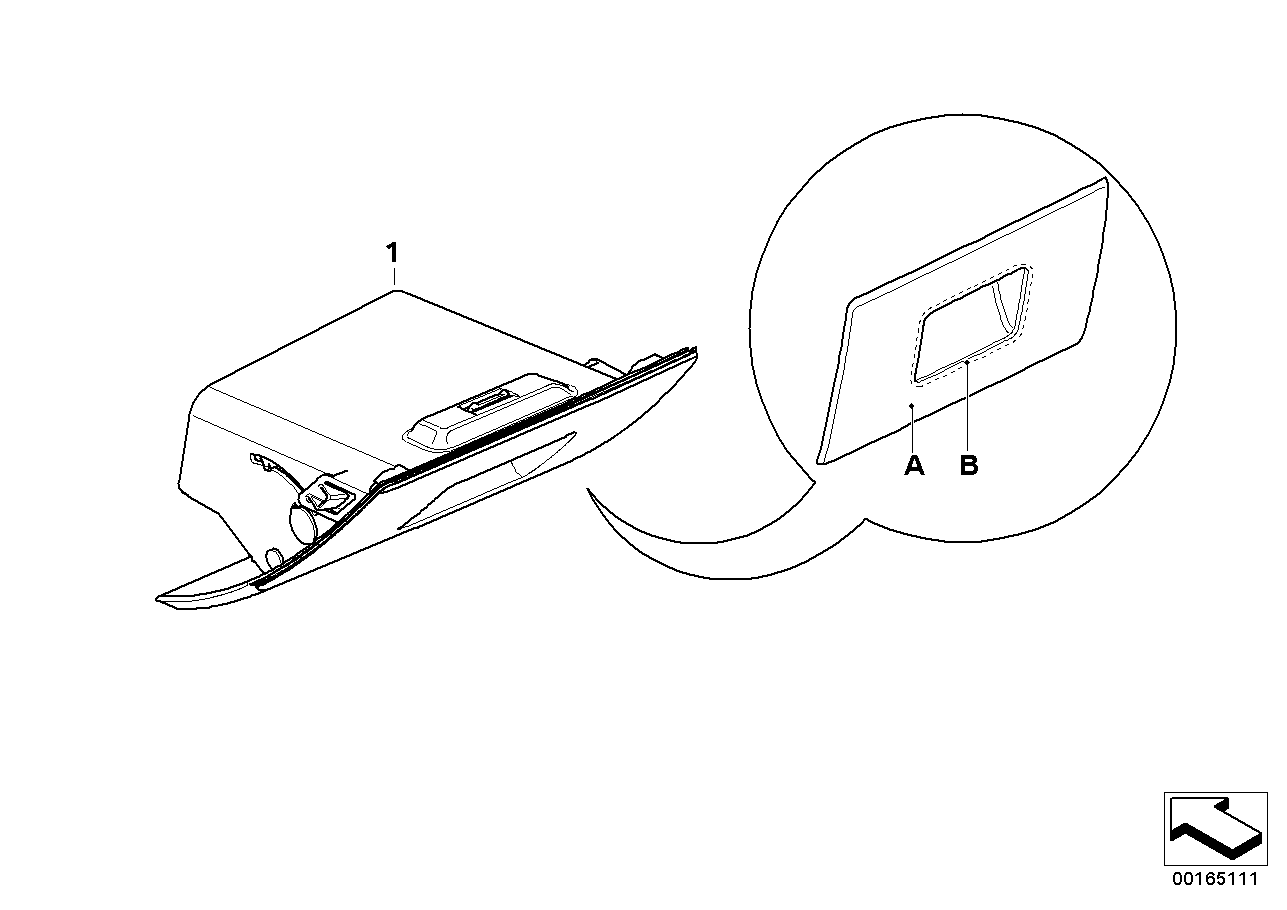 Individual folding comp., instr. panel