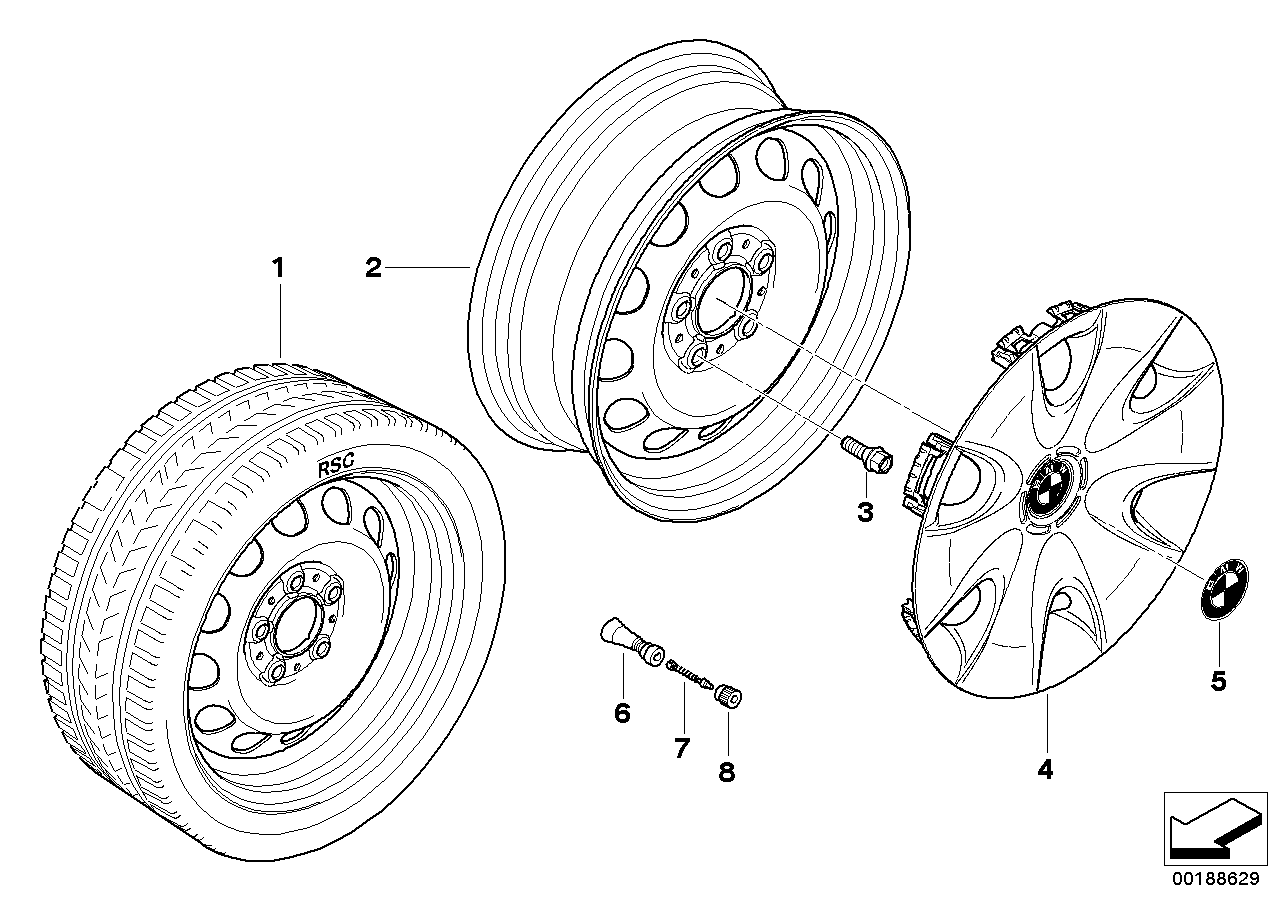钢制盘式轮辋 式样 12