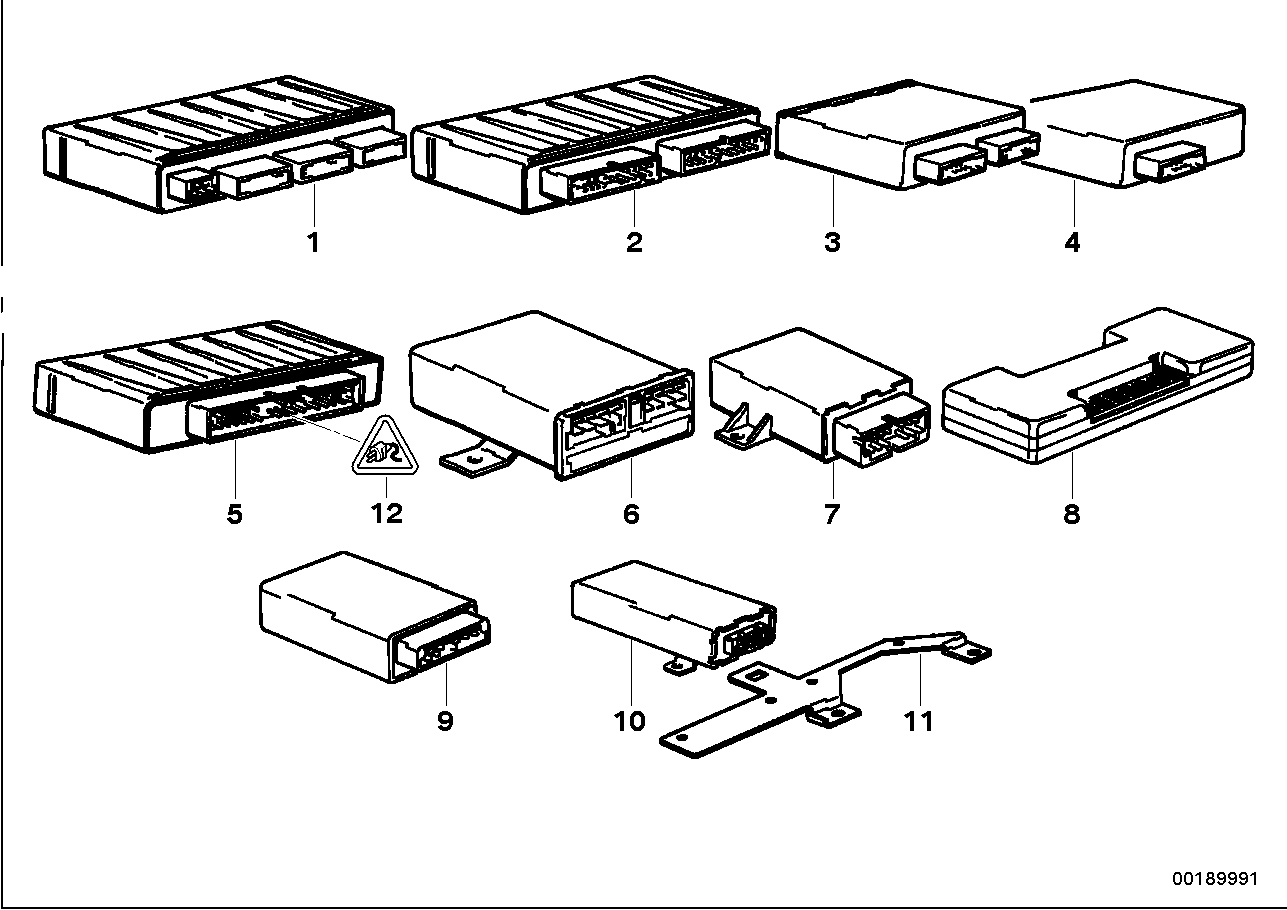 Řídicí jednotky karoserie a moduly