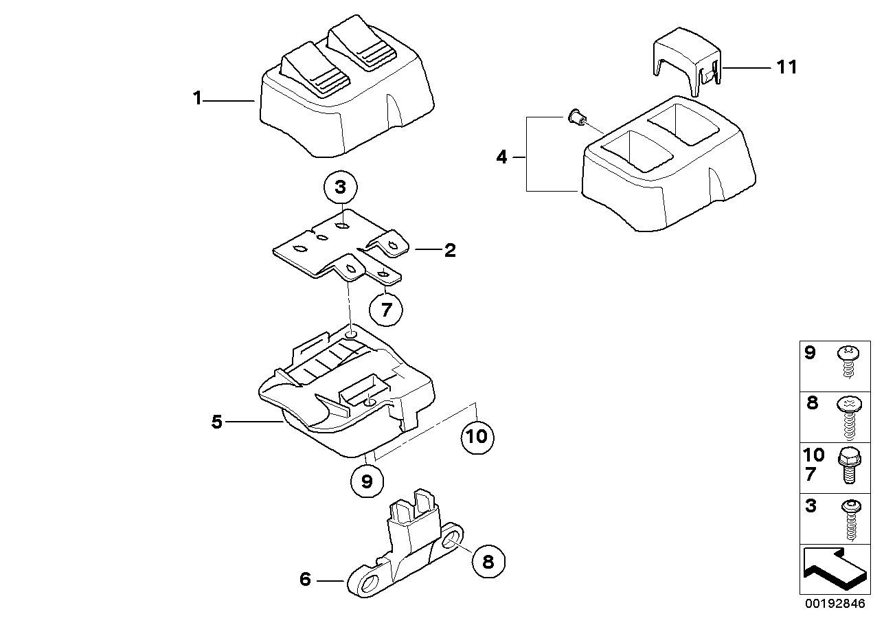 Switch housing, official-use