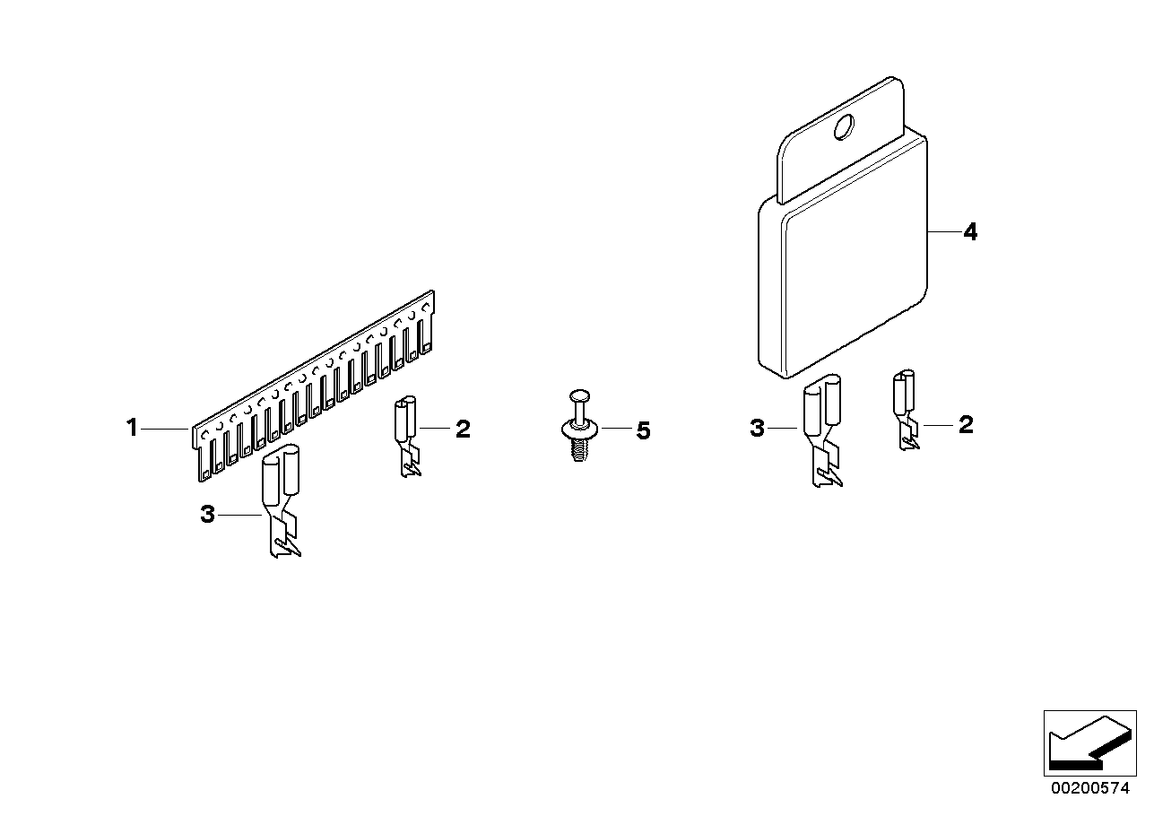 Various comb-type connectors