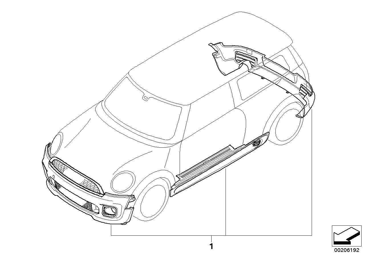 Pakiet aerodynamiczny JCW II