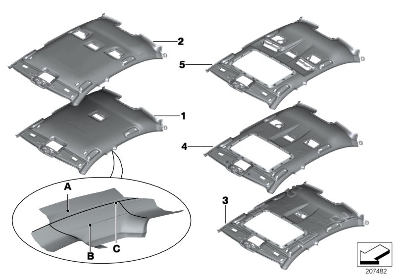 Individuální tvarová střecha Alcantara